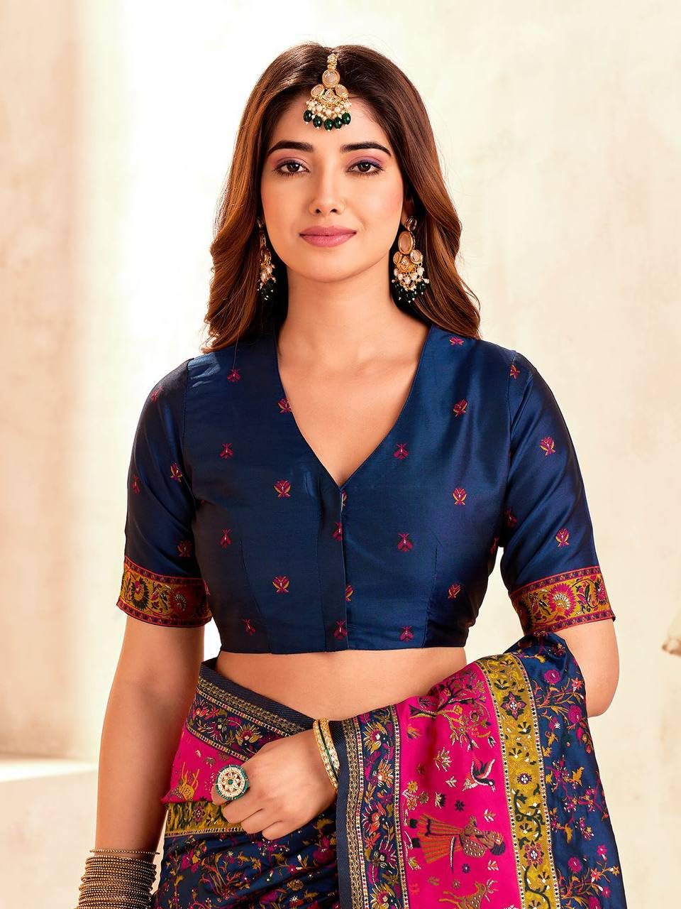 Vasthrlay Traditional Saree in Classic with refined ethnic appeal