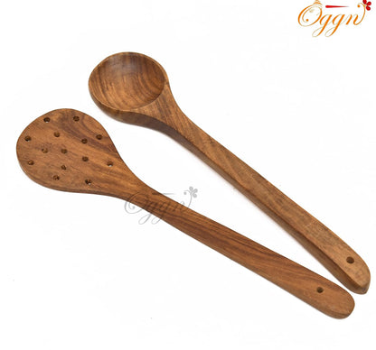Sanjeev Kapoor Sheesham Wood Serving and Cooking Spoon Set