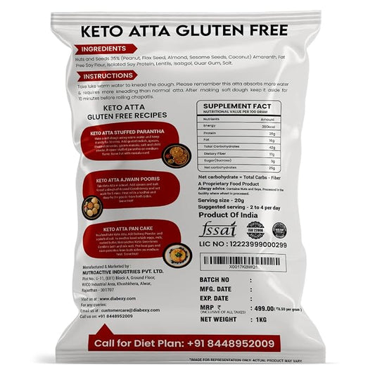 NutroActive Keto Atta 
