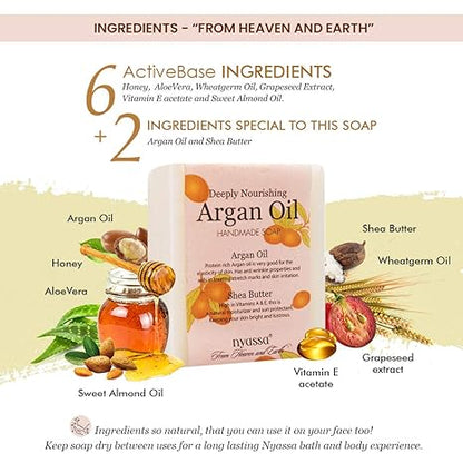 Nyassa Argan Oil Luxurious Handmade Soap - PUSHMYCART