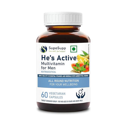 Sri Sri tattva SupaSupp He's Active - Multivitamin For Men - PUSHMYCART