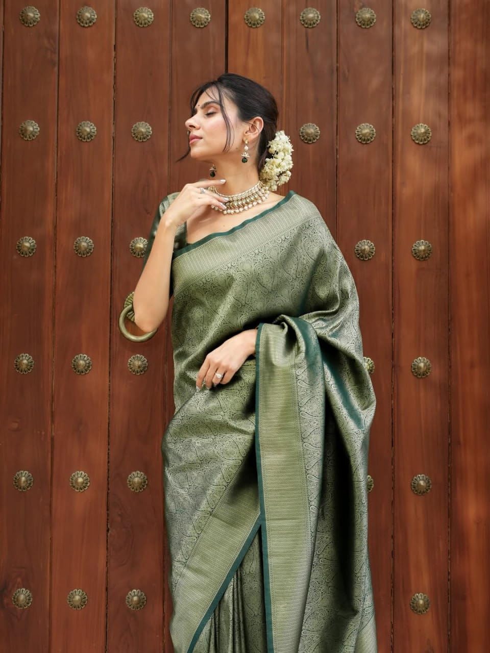 Vasthrlay Classic Traditional Saree for wedding and party wear styling