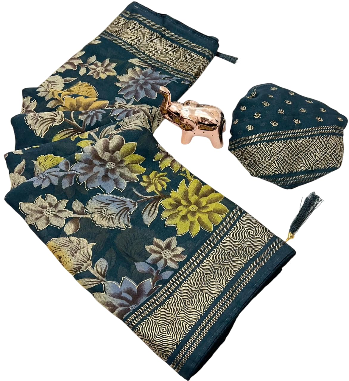 Vasthrlay Classic Georgette Traditional Saree for festive ethnic occasions