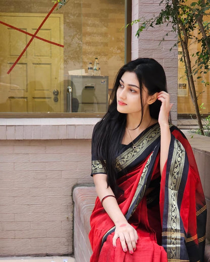 Vasthrlay Classic Designer Saree with elegant Ethnic styling