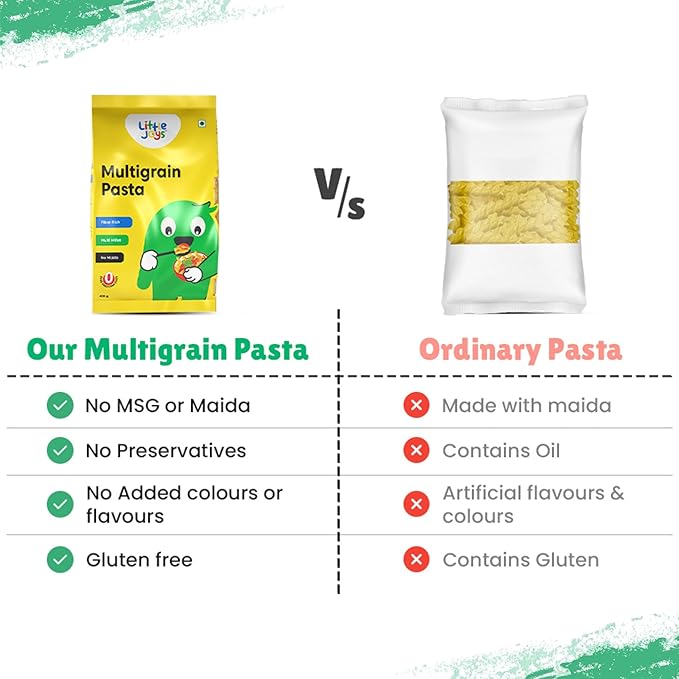 Little Joys No Maida Multigrain Fusilli Pasta - PUSHMYCART