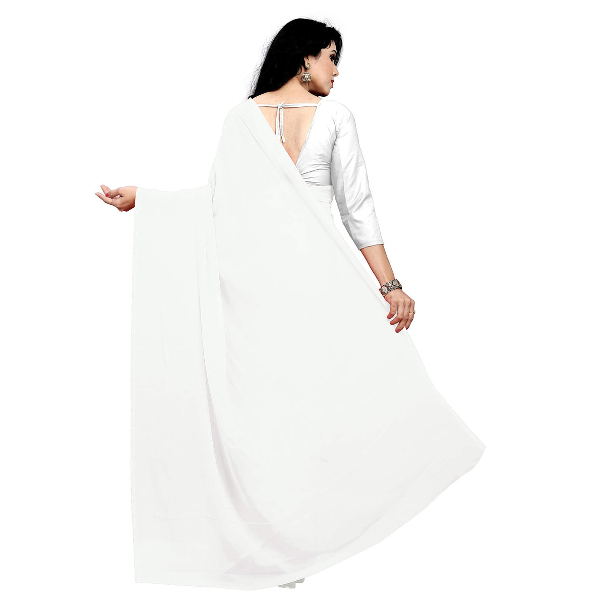 Vasthrlay Classic Traditional Saree with elegant georgette styling