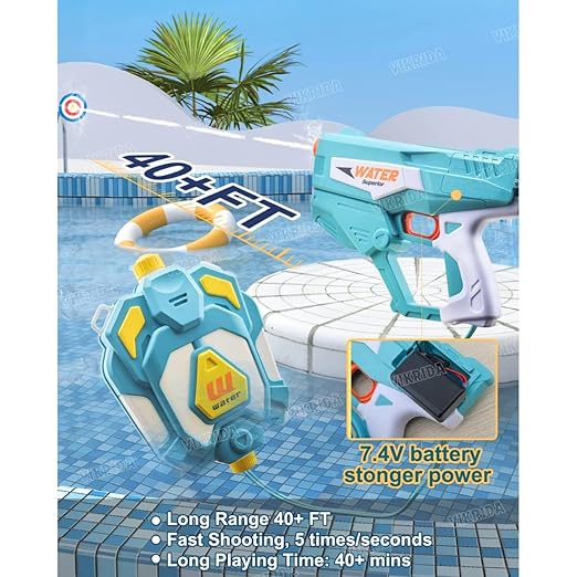 VikriDA Bagpack Electric Water Gun - PUSHMYCART