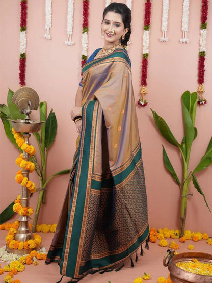 Vasthrlay Ethnic Classic Saree with decorative traditional design
