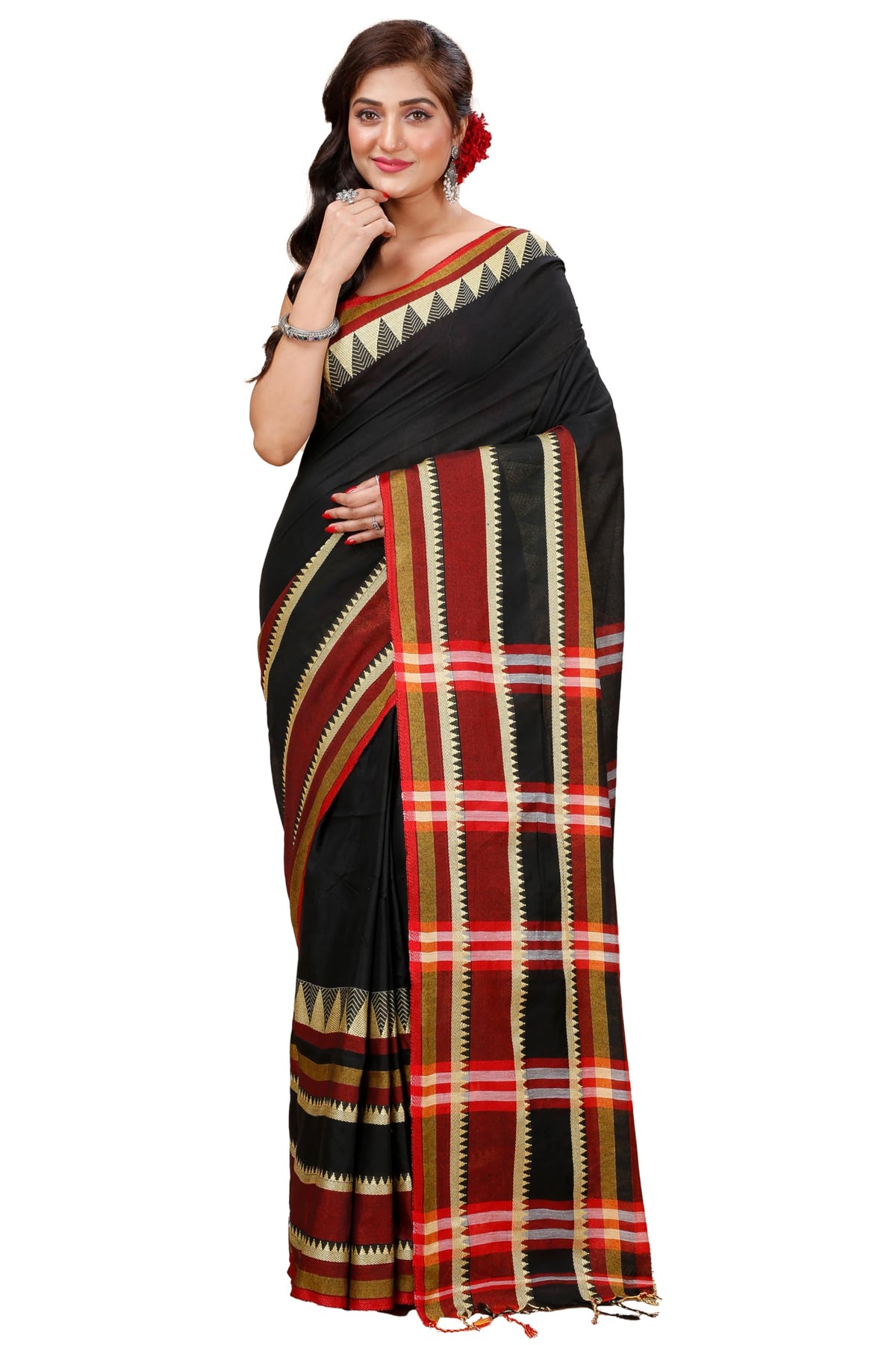 Vasthrlay Classic Begampuri Traditional Saree for festive ethnic occasions