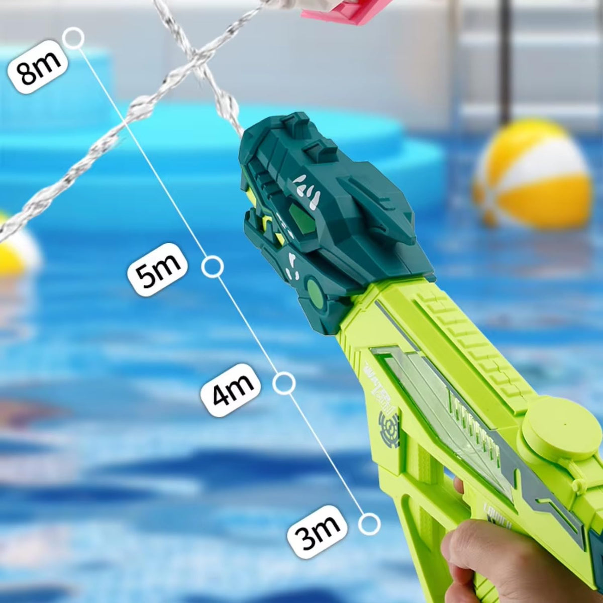 Storio Electric Battery Operated Water Gun Toy Pichkari for Holi - PUSHMYCART