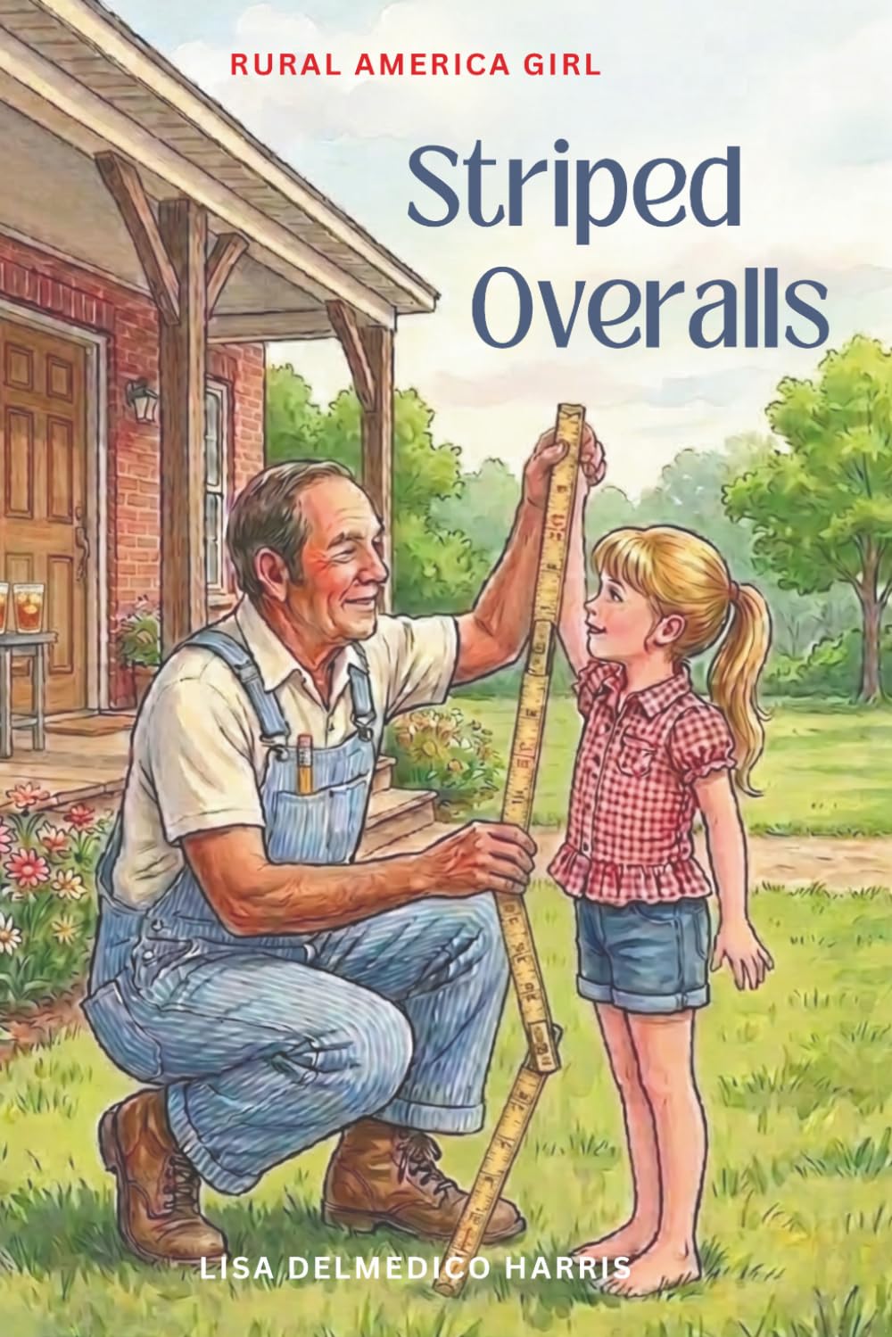 Striped Overalls: Rural America Girl