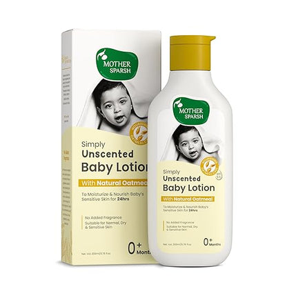 Mother Sparsh Simply Unscented Baby Lotion - PUSHMYCART