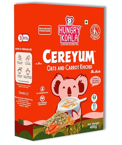 HUNGRY KOALA Oats & Carrot Khicdi Cereal - PUSHMYCART