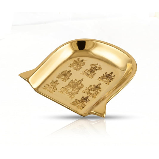 Ashtalakshmi brass muram size 6 x 5 cm and 35 g