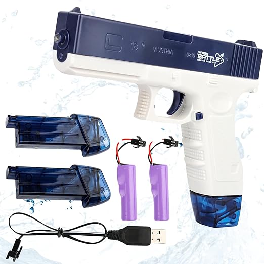 Storio Rechargeable Electric Battery Operated Water Gun(War Pistol) - PUSHMYCART
