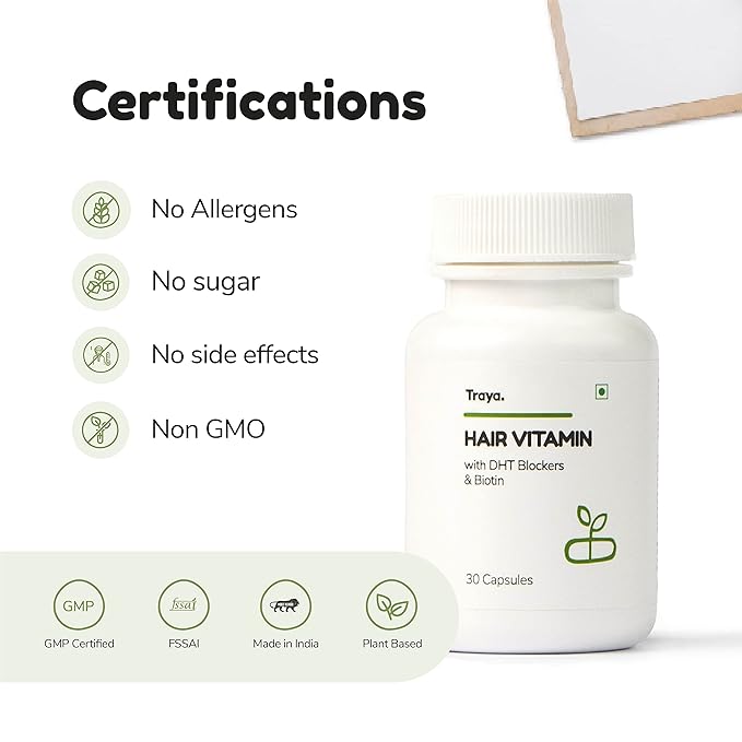 Traya Hair Vitamins Capsule 30 Capsules - PUSHMYCART