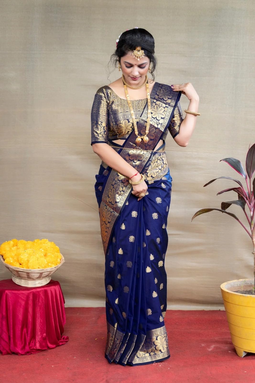 Vasthrlay Classic Traditional Saree with elegant banarasi styling