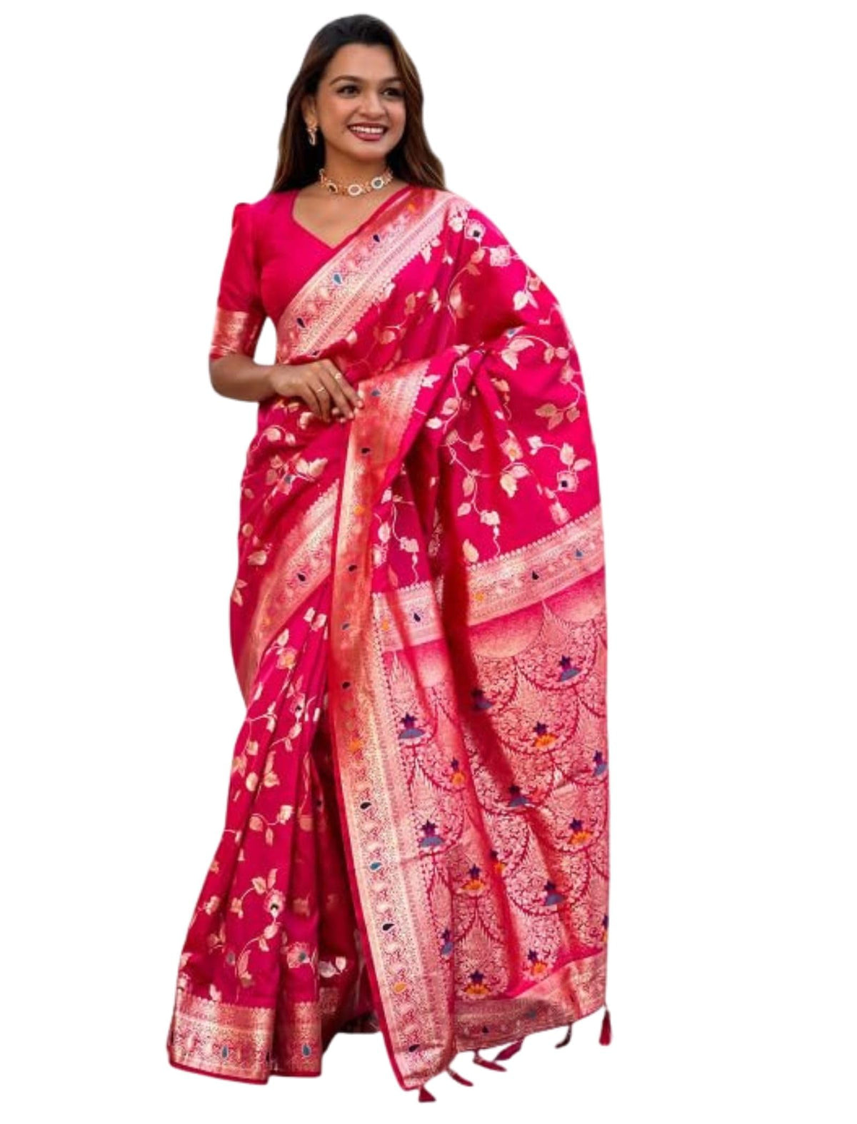 Vasthrlay Classic Jacquard Traditional Saree for festive ethnic occasions