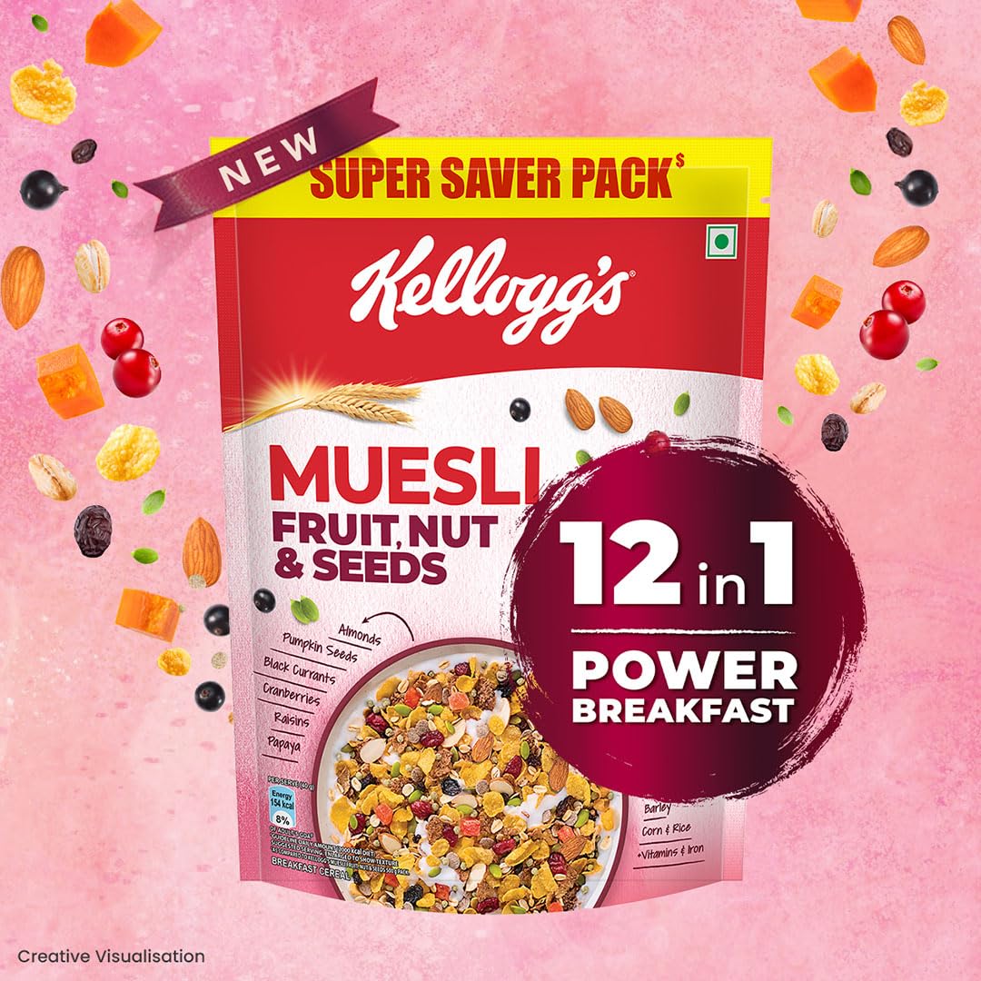Kellogg's Muesli Fruit Nut & Seeds - PUSHMYCART