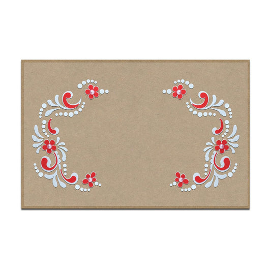 Comet Busters Radha Rani Gopi Dot White and Red Bindis