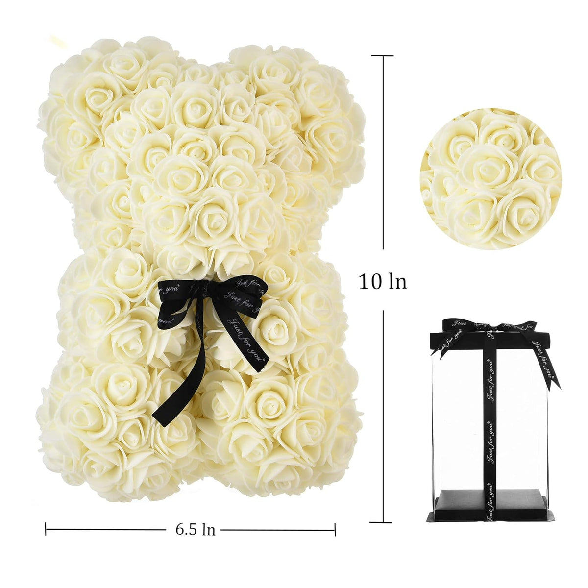 Rose Teddy Bear on Every Flower Bear