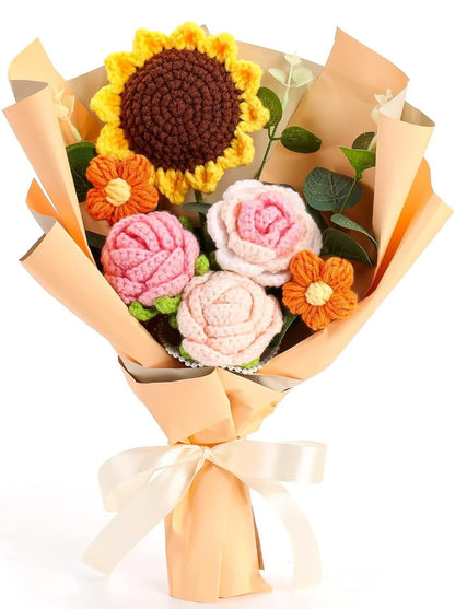 Artificial Crochet Flower Bouquet