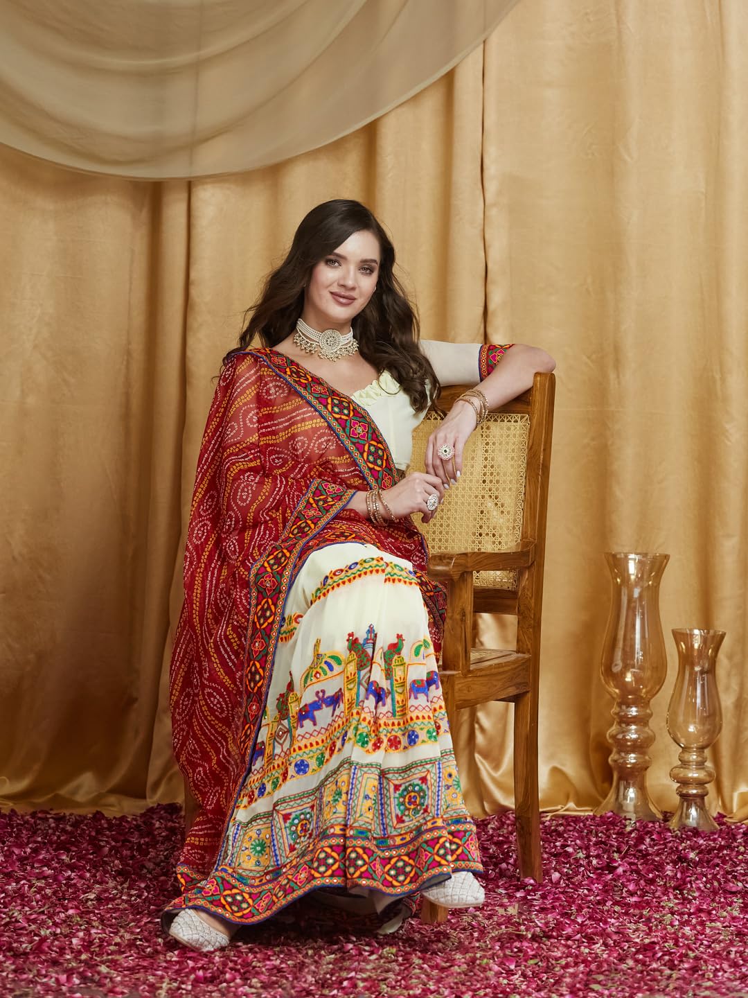 Vasthrlay Classic Traditional Saree for wedding and party wear styling