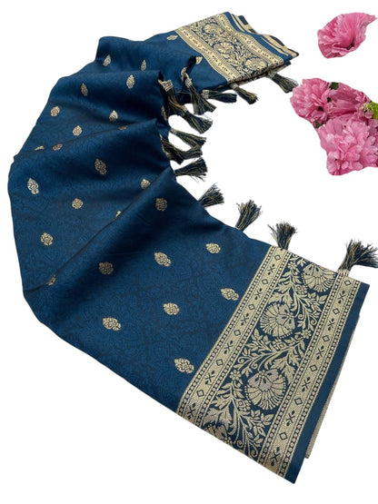 Vasthrlay Classic Banarasi Weaving Saree for festive ethnic occasions