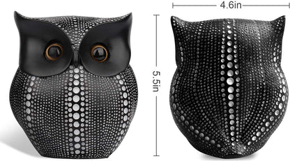 Modern Classy Black Owl for Home Decor - PUSHMYCART