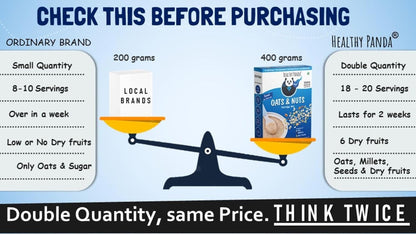HEALTHY PANDA Oats & Nuts breakfast cereal - PUSHMYCART