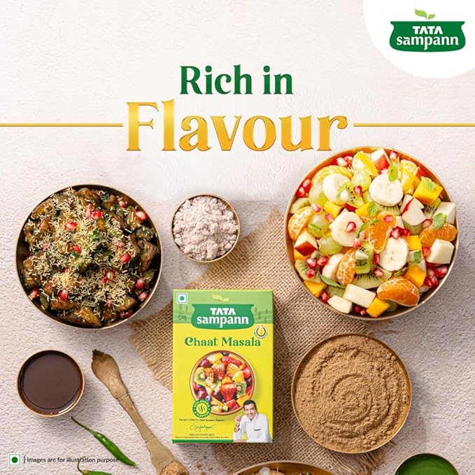 Tata Sampann Chaat Masala with Natural Oils - PUSHMYCART