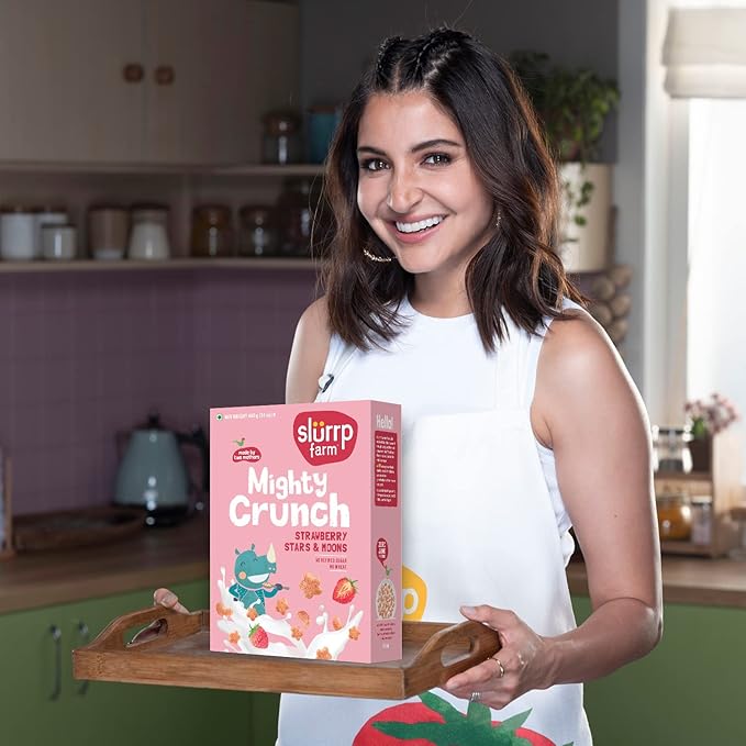 Slurrp Farm Berry Crunch Strawberry Cereal - PUSHMYCART