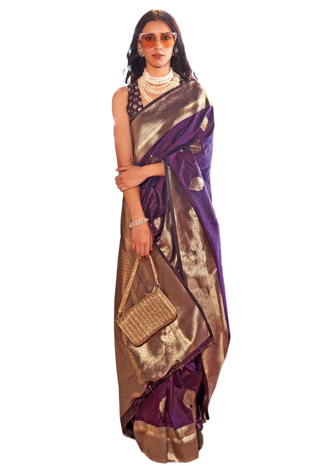 Vasthrlay Classic Kanjivaram Traditional Ethnic Wear for festive occasions