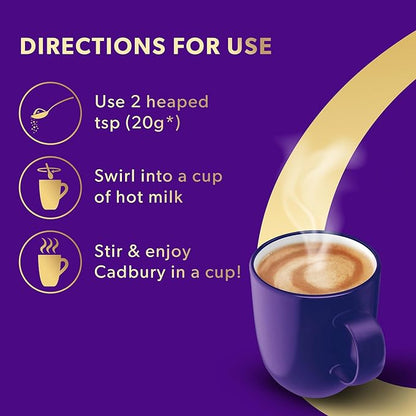 Cadbury Hot Chocolate Drink Powder Mix - PUSHMYCART