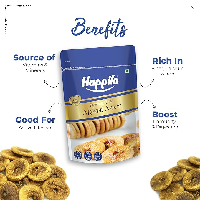 Happilo Premium Dried Afghani Anjeer