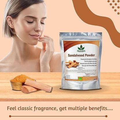 Havintha - Pure and Natural Sandal Wood Powder for Skin Care - Face Pack - PUSHMYCART