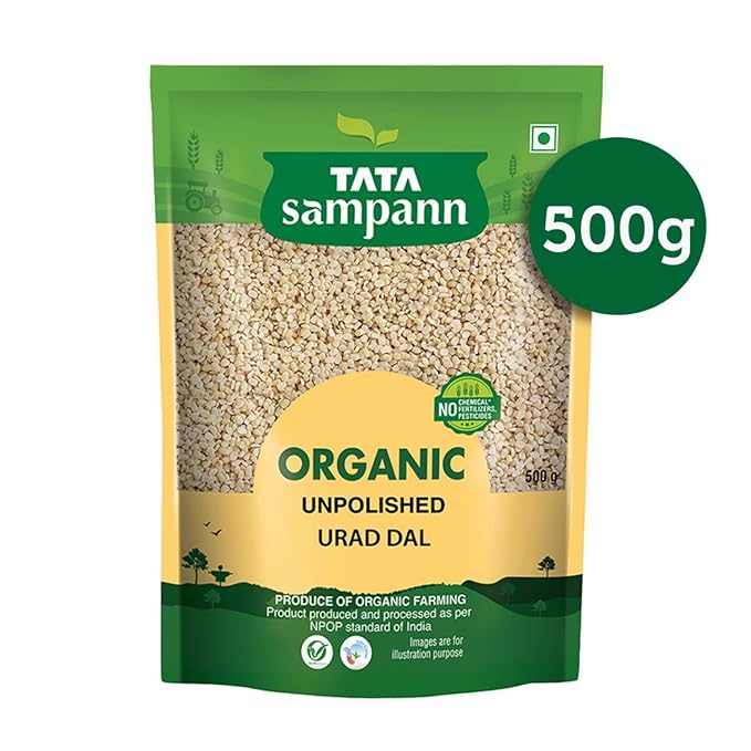 Tata Sampann Organic Urad Dal - PUSHMYCART