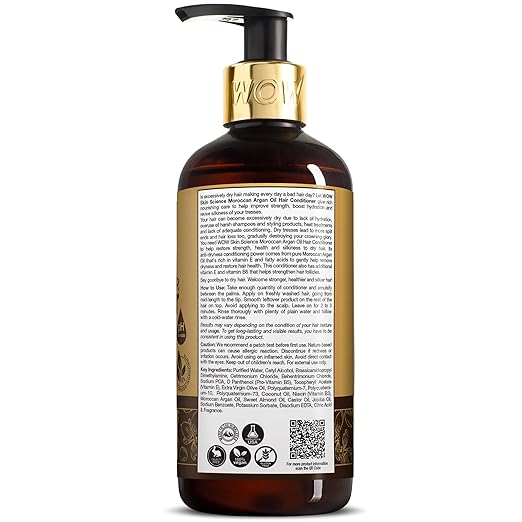WOW Skin Science Moroccan Argan Oil Conditioner - PUSHMYCART