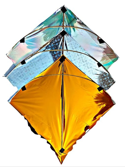 RUHANI Plain Plastic Kite - PUSHMYCART
