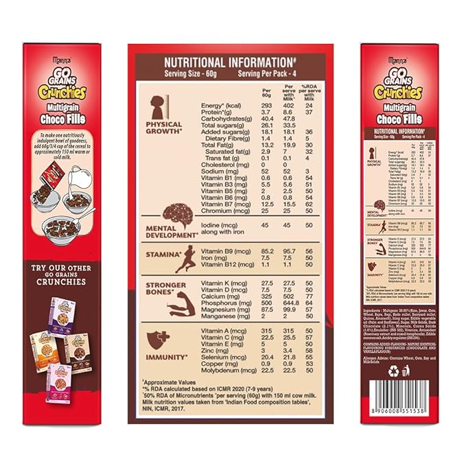 Manna Choco Fills Multigrain. - PUSHMYCART