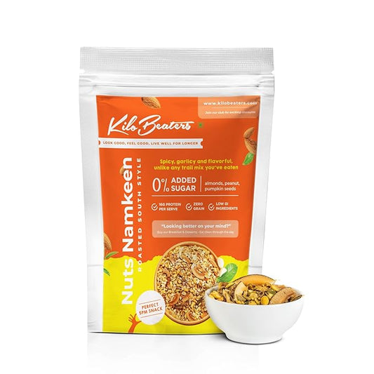 Kilobeaters South Indian Style Nuts Namkeen Healthy Mixture