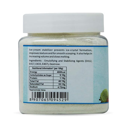 Puramio Icecream Stabilizer- Improves Texture and Prevents Crystals