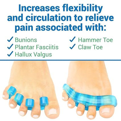 Vivesole Toe Separators By Envelop - Toe Spacers Provide Bunion Relief & Improve Circulation