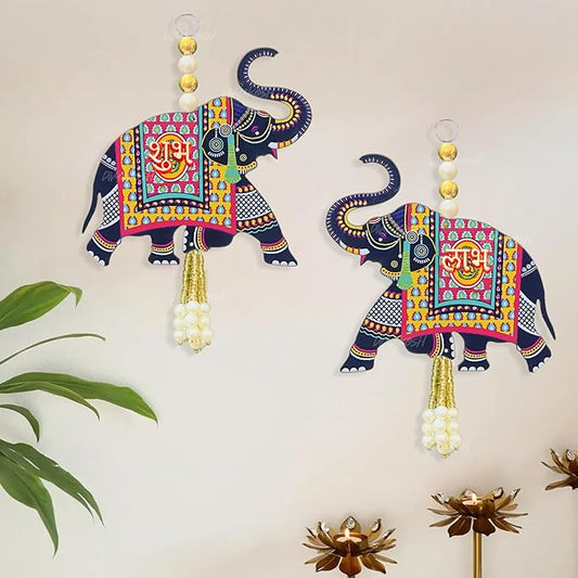 Divyakosh Wood Shubh Labh for Door Entrance