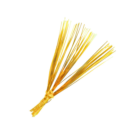 Durva Grass for Ganpati Pooja (Gold Finish) - image 1