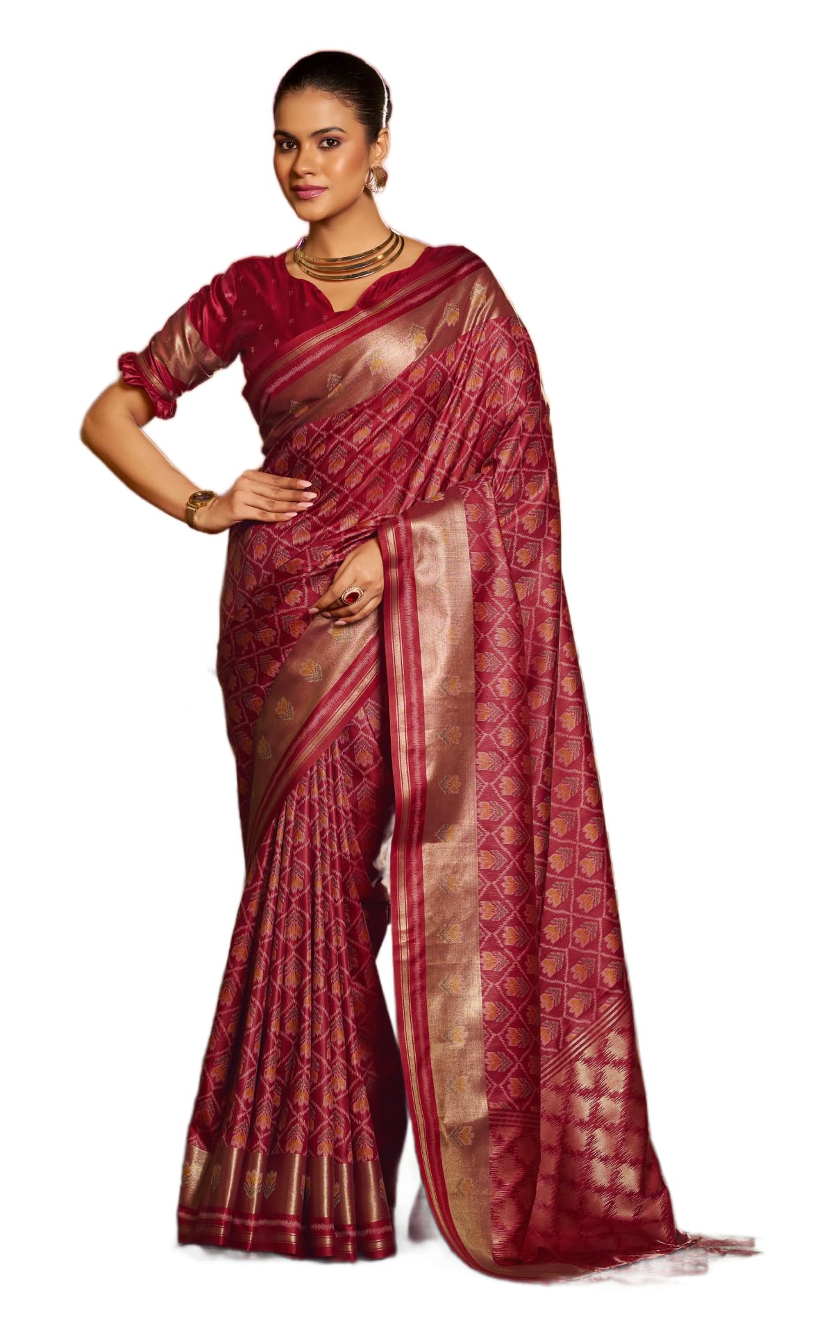 Vasthrlay Classic Patola Wedding Saree for festive ethnic occasions