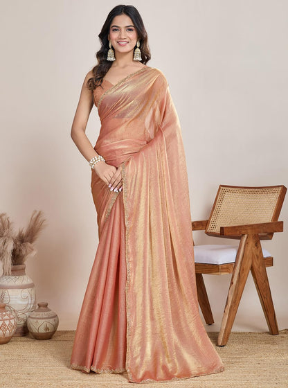 Vasthrlay Classic Border Saree with elegant ethnic styling