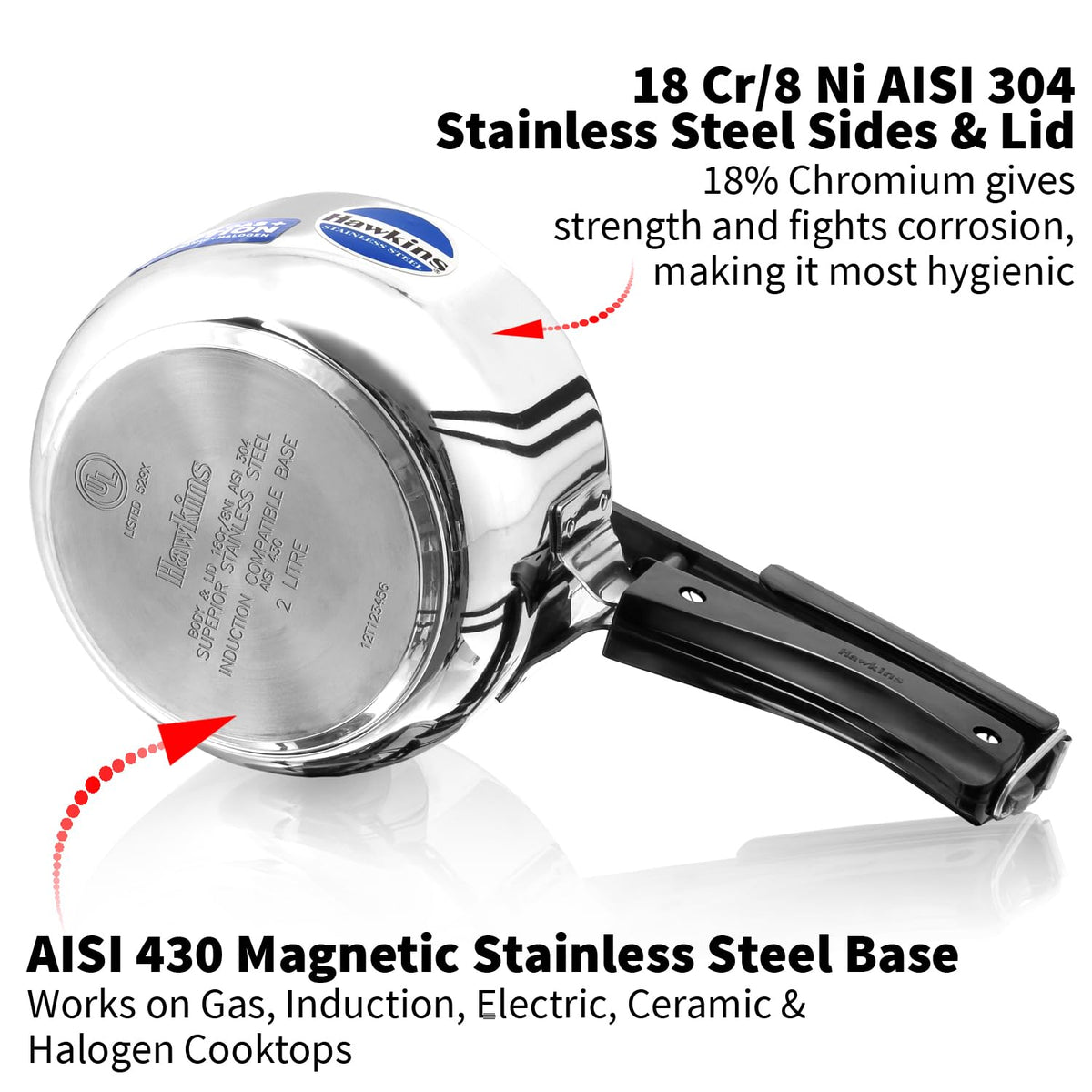 Hawkins Inner Lid Pressure Cooker