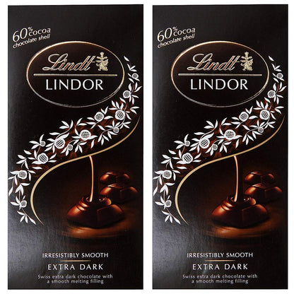 Lindt Lindor Irresistibly Smooth Extra Dark Chocolate 100gm