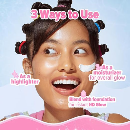 Aqualogica Radiance+ Lush Strobe Cream with Watermelon & Niacinamide for Instant HD Glow 30g